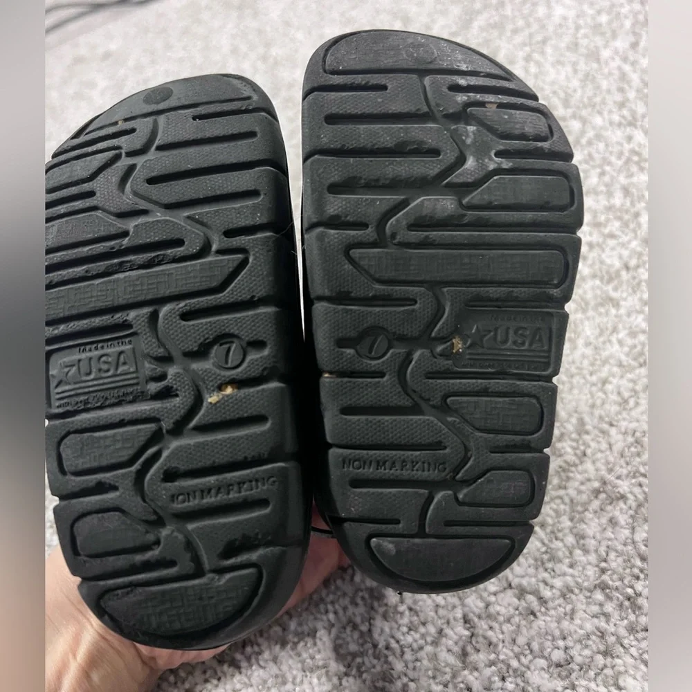 Kids Black Slip-On Shoes